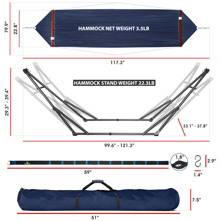 Ozark trail folding hammock hot sale